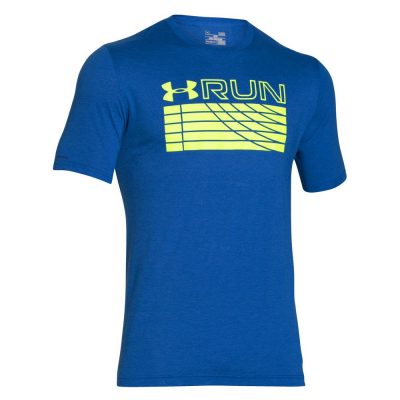 Футболка Under Armour Run Track Graphic Running T-Shirt ULTRA BLUE (450950-18)(Р¤РѕС‚Рѕ 1)