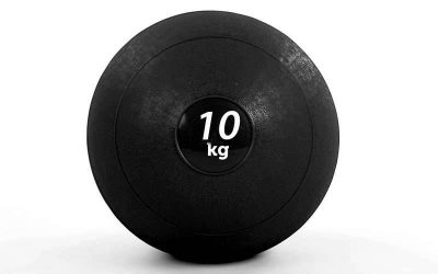 Мяч медицинский (слэмбол) SLAM BALL FI-5165-10 10кг (резина, минеральный наполнитель, d-23см,черный)(Р¤РѕС‚Рѕ 1)
