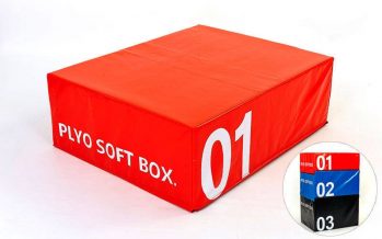 Замовити Бокс плиометрический мягкий (1шт) FI-5334-1 SOFT PLYOMETRIC BOXES (EPE, PVC,р-р 70х70х30см, красный)